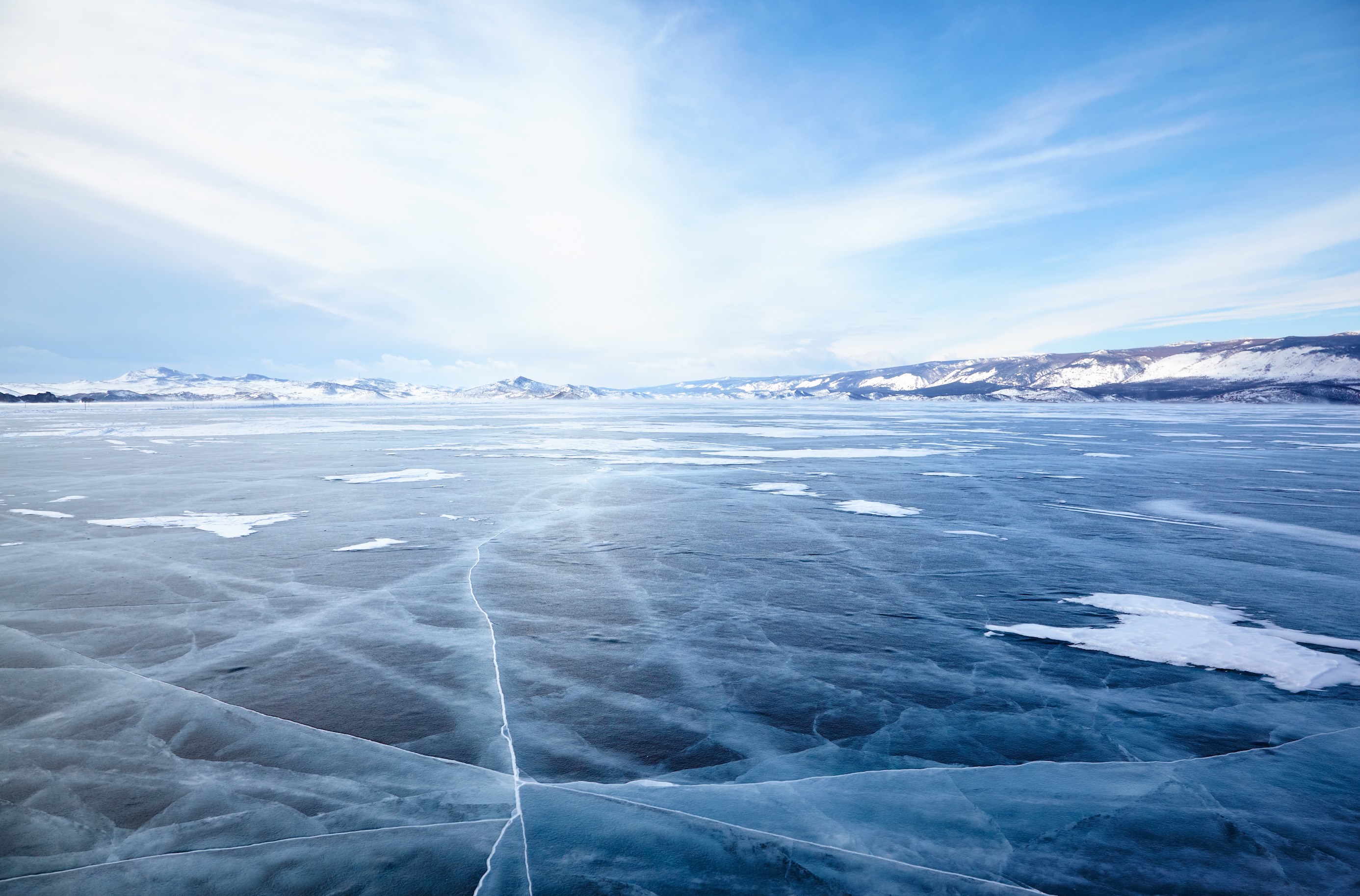 Image 1 pour La Terre boule de neige : <p>Ce type de paysage gelé a pu recouvrir la planète lors des périodes de 